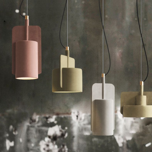 Подвесной Бетонный Светильник Skovl B Песочный By Imperiumloft