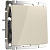 Выключатель Werkel одноклавишный проходной слоновая кость WL03-SW-1G-2W-ivory 4690389046155