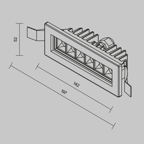 Встраиваемый светильник Outdoor O488DL-L6GF3K Встраиваемый светильник Outdoor O488DL-L6GF3K