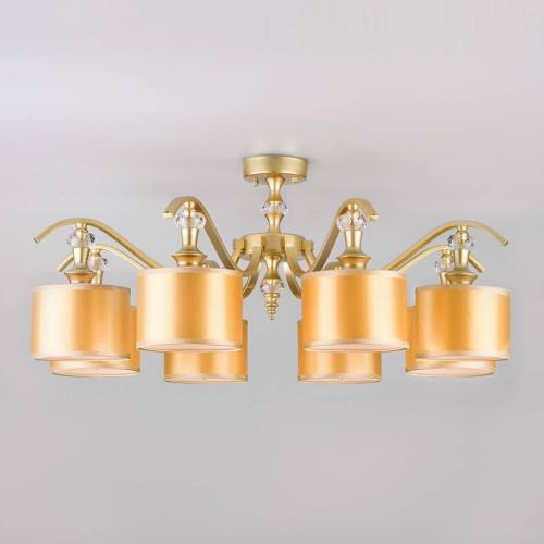 Потолочная люстра Eurosvet 60070/8 перламутровое золото