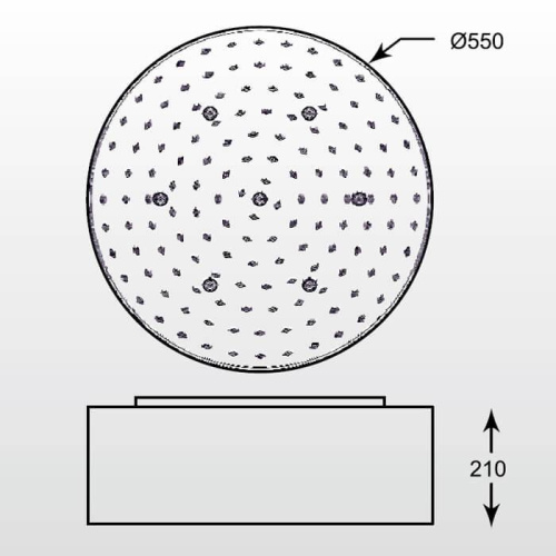 Потолочный светильник Zumaline Blink C0173-07W-B5B3