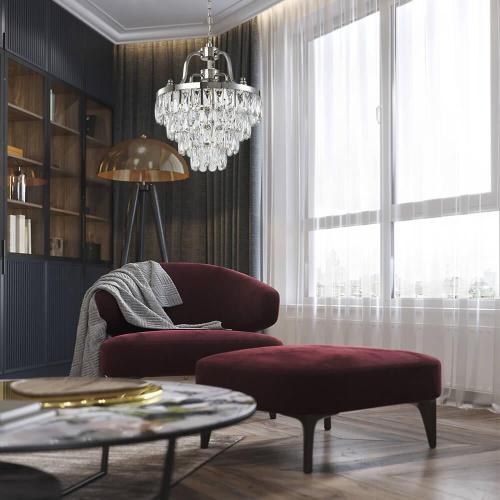 Подвесная люстра Lumien Hall Salvatore LH0037/4P-NK-CL Подвесная люстра Lumien Hall Salvatore LH0037/4P-NK-CL