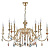 Подвесная люстра Crystal Lux MERCEDES SP6+6 GOLD/COLOR
