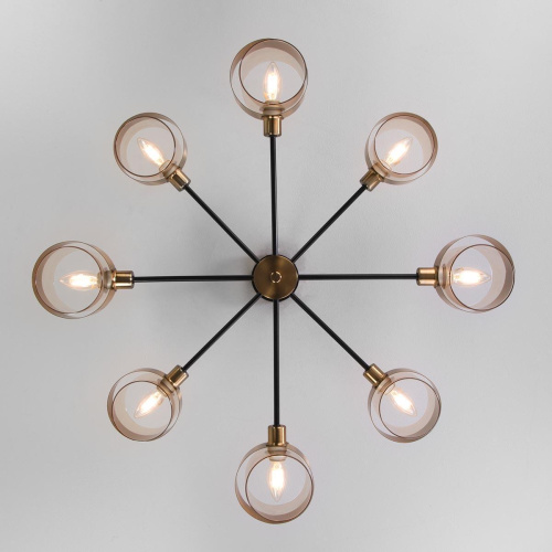 Потолочная люстра Eurosvet Arcada 70127/8 черный Потолочная люстра Eurosvet Arcada 70127/8 черный