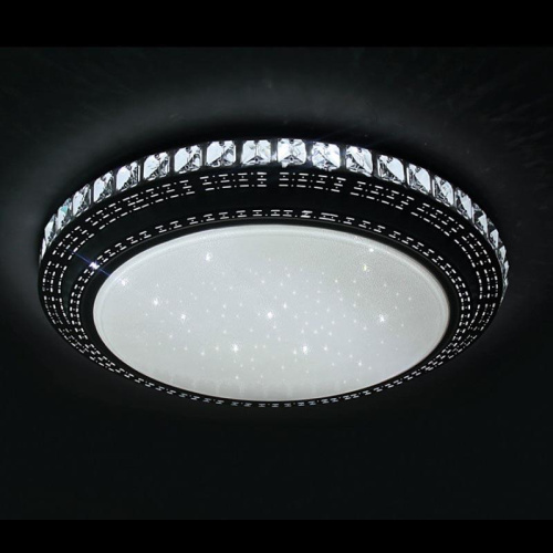 Потолочный светодиодный светильник Ambrella light Orbital Crystal F91 80W D500