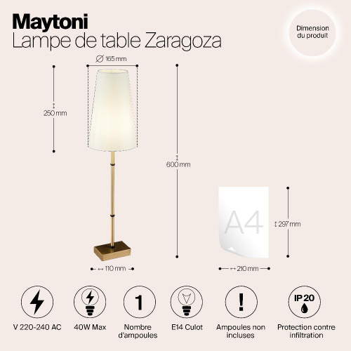Подвесная люстра Maytoni Zaragoza H001CL-05BS