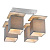 Потолочная люстра Escada Argus 1129/4PL Grey