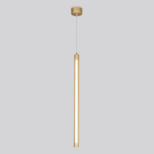 Подвесной светодиодный светильник Eurosvet Strong 50189/1 LED матовое золото