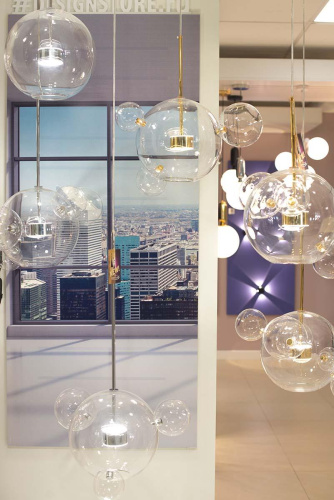 Подвесной светодиодный светильник Odeon Light Bubbles 4640/12LA