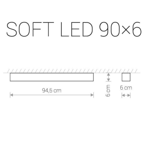 Потолочный светодиодный светильник Nowodvorski Soft Led 9540 Потолочный светодиодный светильник Nowodvorski Soft Led 9540