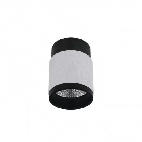 Потолочный светодиодный светильник iLedex Delta 1955-10W-3000K-36 BK+WH