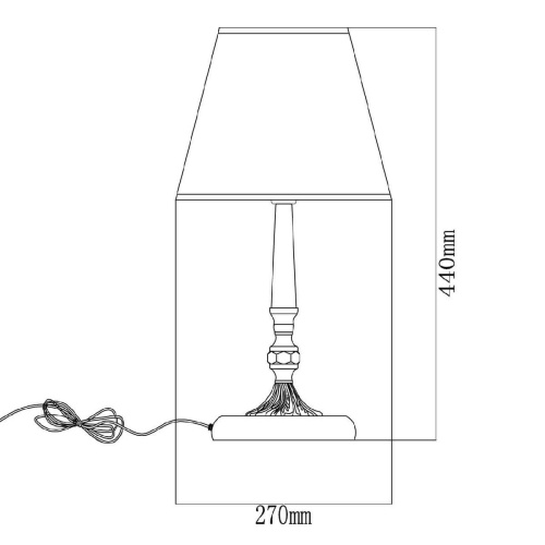 Настольная лампа MW-Light Аврора 371030601