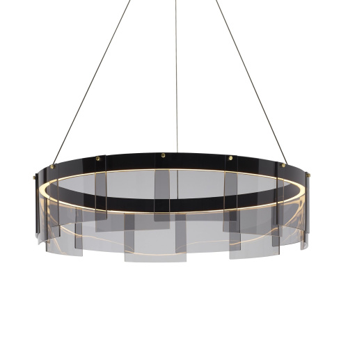 Люстра D8825P/M-600 black/smoky