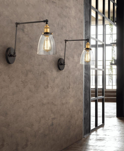 Бра Lumina Deco Gubi LDW B005-2 BK+PR