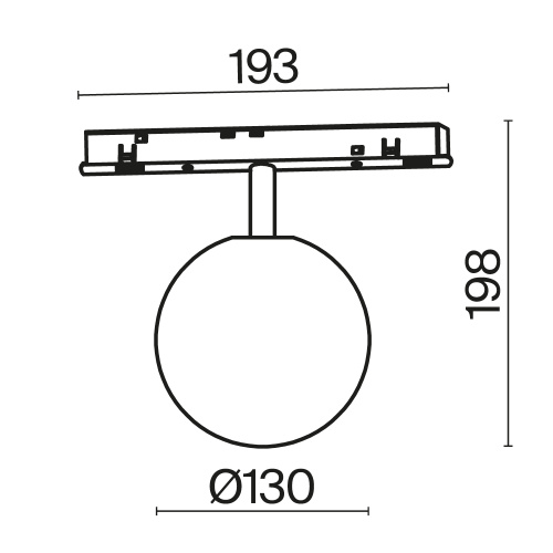 Трековый светильник Technical TR038-4-5WTW-DD-B