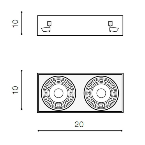 Встраиваемый светильник Azzardo Nova 2 GIPs AZ2935