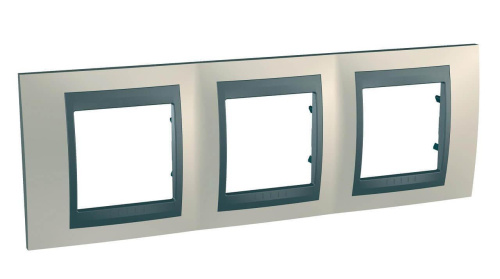 Рамка 3-постовая Schneider Electric Unica Top MGU66.006.295
