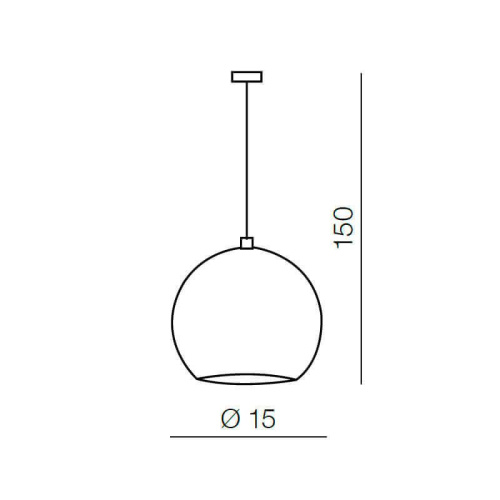 Подвесной светильник Azzardo Noa 1 AZ1033