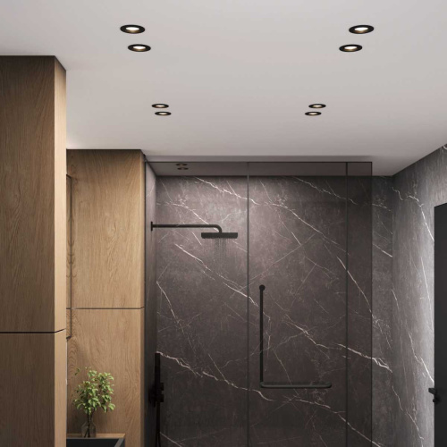 Точечный светильник Elektrostandard City 25060/01 GU10 черный IP44 a070141