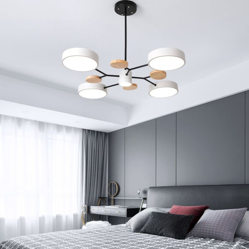 Люстра На Штанге Meade 5 Lamps White By Imperiumloft