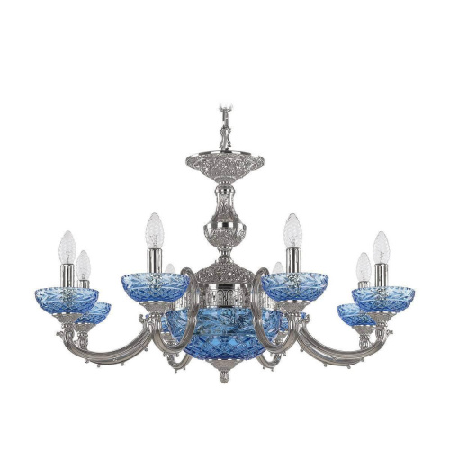Подвесная люстра Bohemia Ivele 72209P/8/210 Ni P Aquamarine/M-1F
