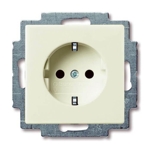 Розетка ABB Basic55 Schuko с/з 16A 250V со шторками безвинтовой зажим слоновая кость 2CKA002013A5279 Розетка ABB Basic55 Schuko с/з 16A 250V со шторками безвинтовой зажим слоновая кость 2CKA002013A5279
