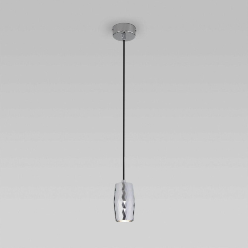Подвесной светодиодный светильник Eurosvet Bonaldo 50246/1 Led хром Подвесной светодиодный светильник Eurosvet Bonaldo 50246/1 Led хром