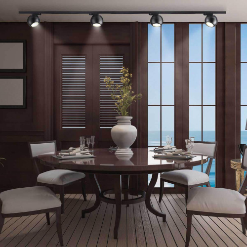 Трековый светодиодный светильник Novotech Port Ball 358352