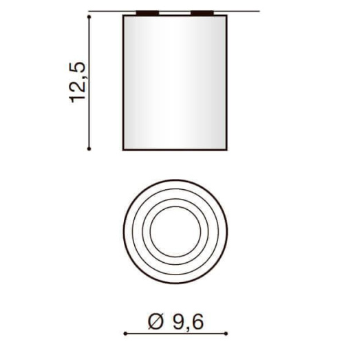 Потолочный светильник Azzardo Bross 1 AZ0858 Потолочный светильник Azzardo Bross 1 AZ0858