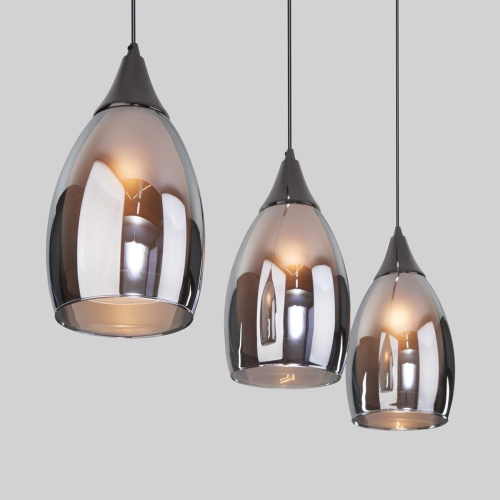 Подвесной светильник Eurosvet Cosmic 50285/3 черный жемчуг Подвесной светильник Eurosvet Cosmic 50285/3 черный жемчуг