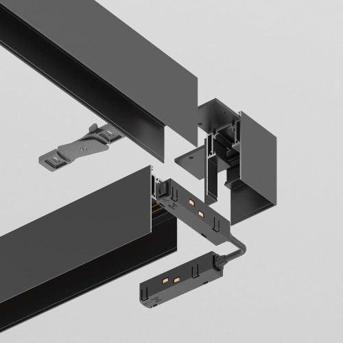 Угловой коннектор для магнитного шинопровода Maytoni Accessories for tracks TRA004CL-21B Угловой коннектор для магнитного шинопровода Maytoni Accessories for tracks TRA004CL-21B