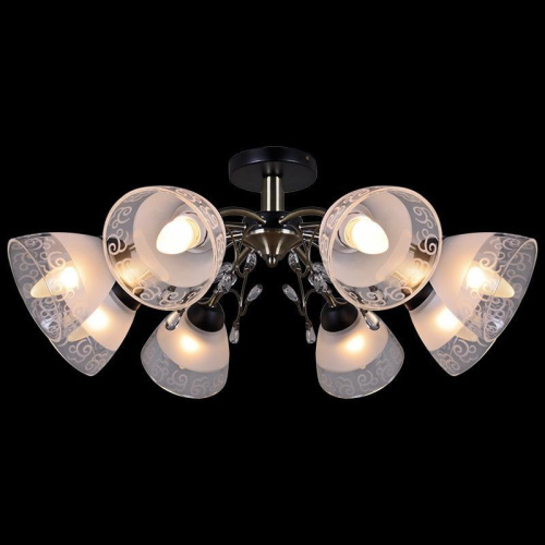 Потолочная люстра Illumico IL0287-8CSQ-29 BK AB