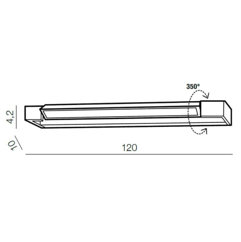 Настенный светильник Azzardo Dali 120 AZ2899 Настенный светильник Azzardo Dali 120 AZ2899
