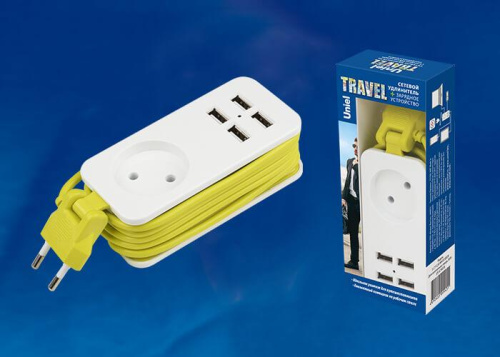 Удлинитель Uniel 1гн х 1,5м б/з Travel S-CT1-1,5U White/Green UL-00003429 Удлинитель Uniel 1гн х 1,5м б/з Travel S-CT1-1,5U White/Green UL-00003429