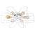 Потолочная люстра Arte Lamp A6049PL-6WH
