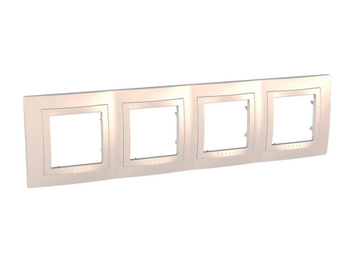 Рамка 4-постовая Schneider Electric Unica MGU2.008.25
