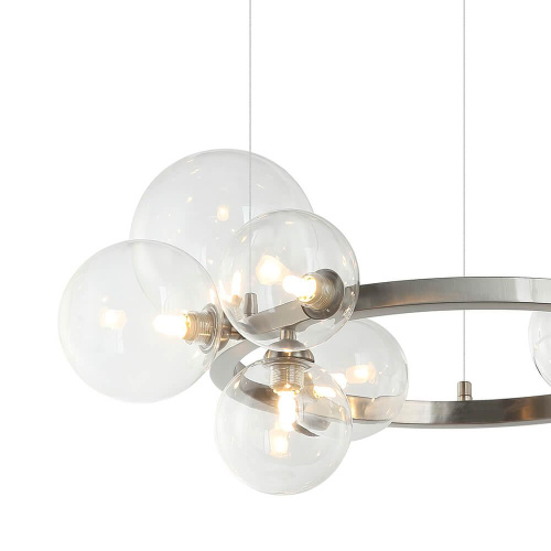 Подвесная люстра Lumien Hall Lovrenc LH4125/11P-SN-CL Подвесная люстра Lumien Hall Lovrenc LH4125/11P-SN-CL