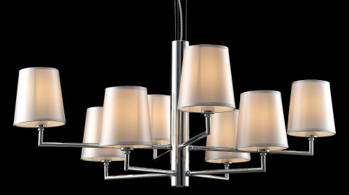 Подвесная люстра Crystal Lux AZUL SP8 CHROME Подвесная люстра Crystal Lux AZUL SP8 CHROME