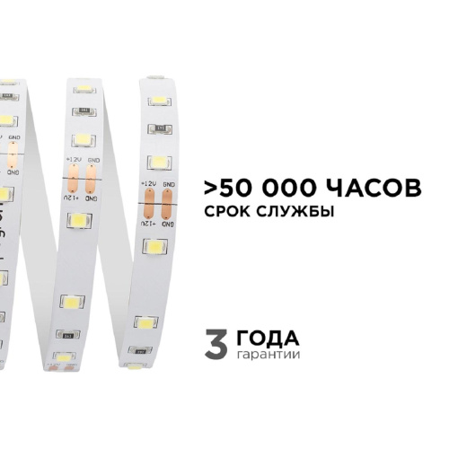 Светодиодная лента Apeyron 4,8W/m 60LED/m 3528SMD холодный белый 5M 00-02 Светодиодная лента Apeyron 4,8W/m 60LED/m 3528SMD холодный белый 5M 00-02