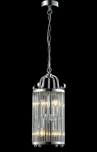 Подвесная люстра Crystal Lux Tadeo SP4 D200 Chrome/Transparente Подвесная люстра Crystal Lux Tadeo SP4 D200 Chrome/Transparente
