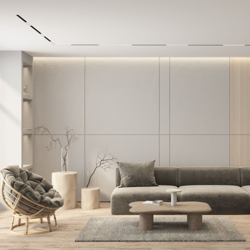 Трековый светодиодный светильник Denkirs Simple Linear DK8114-BK