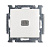 Выключатель кнопочный одноклавишный ABB Basic55 10A 250V с подсветкой альпийский белый 2CKA001413A1081