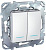 Переключатель двухклавишный с подсветкой Schneider Electric Unica MGU5.0303.18NZD