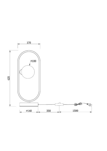 Настольный светильник Freya FR5233TL-01BS