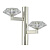 Бра Crystal Lux Rebeca AP2 Nickel
