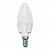 Лампа светодиодная Uniel E14 7W 3000K матовая LED-C37-7W/WW/E14/FR PLP01WH UL-00000768