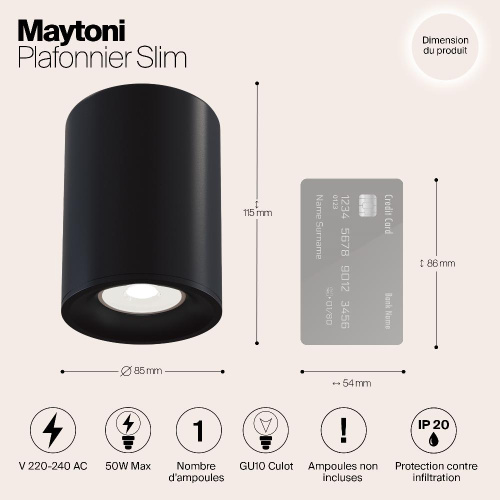 Потолочный светильник Maytoni Alfa C012CL-01B Потолочный светильник Maytoni Alfa C012CL-01B