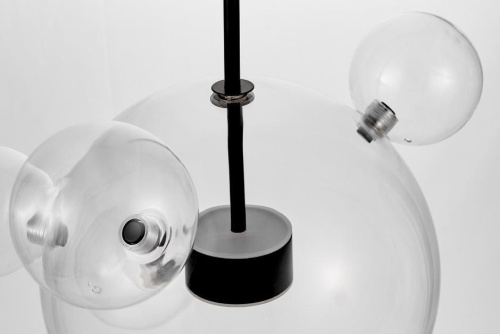 Подвесной светодиодный светильник Lumina Deco Neroni LDP 6016-3+1 BK Подвесной светодиодный светильник Lumina Deco Neroni LDP 6016-3+1 BK
