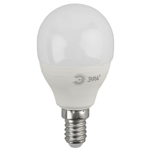 Лампа светодиодная ЭРА E14 10W 4000K матовая ECO LED P45-10W-840-E14 Б0032969