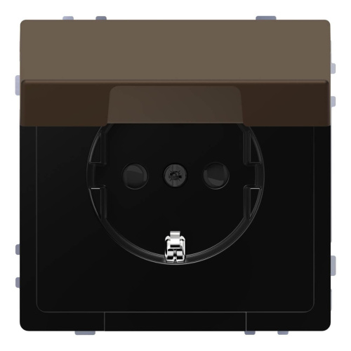 Розетка Schneider Electric Merten D-Life 16A с/з и крышкой MTN2310-6052
